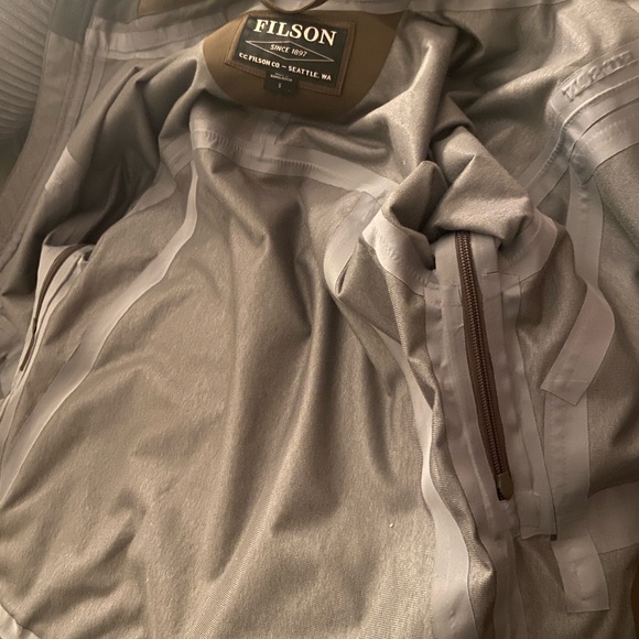 Filson 3-Layer Field Hunter Jacket Olive Heritage Outdoor - Picture 10 of 11